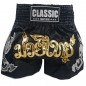 Spodnie do Muay Thai Męskie Classic : CLS-015-Czarny
